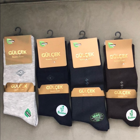 gulcek Other - Bambu Gold Men socks Gray,brown,black,navy blue Nw